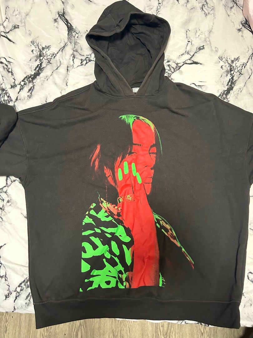 Billie eilish red hoodie on sale