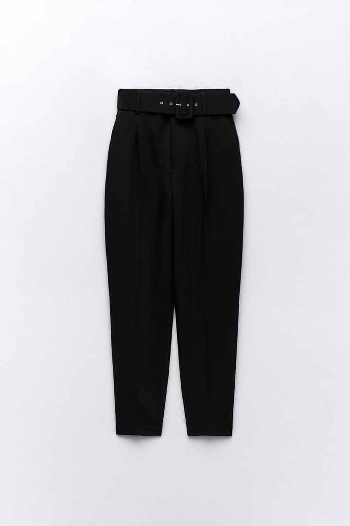 BNWT TROUSERS WITH LINED BELT (BLACK) (Category: Other Bottoms) located in Batangas. Submitted by anythingkavouge (Listing ID 1316660691, Image 1). Description: 🌷BEST FIT 25-26” WAISTLINE.🌷ONHAND .🌷READY TO SHIP. 🌷AVAILABLE IN MULTIPLE COLORWAY. 📩DM ONLY IF BUYING. ‼️‼️📢📢📢📢📢📢📢📢📢📢📢‼️‼️ 📝NO WW. NO MEASUREMENTS. NO ACTUAL PIC-WHAT YOU SEE IS WHAT YOU GET❗️ 📝ALL SALES ARE FINAL. NO RETURN. NO EXCHANGE. NO REFUND. AUTHENTIC ZARA. GUA