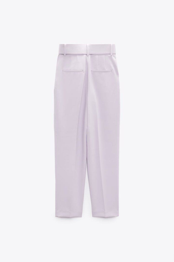 BNWT TROUSERS WITH LINED BELT (LIGHT LILAC) (Category: Other Bottoms) located in Batangas. Submitted by anythingkavouge (Listing ID 1316659143, Image 2). Description: 🌷BEST FIT 25-26” WAISTLINE.🌷ONHAND .🌷READY TO SHIP. 🌷AVAILABLE IN MULTIPLE COLORWAY. 📩DM ONLY IF BUYING. ‼️‼️📢📢📢📢📢📢📢📢📢📢📢‼️‼️ 📝NO WW. NO MEASUREMENTS. NO ACTUAL PIC-WHAT YOU SEE IS WHAT YOU GET❗️ 📝ALL SALES ARE FINAL. NO RETURN. NO EXCHANGE. NO REFUND. AUTHENTIC ZAR