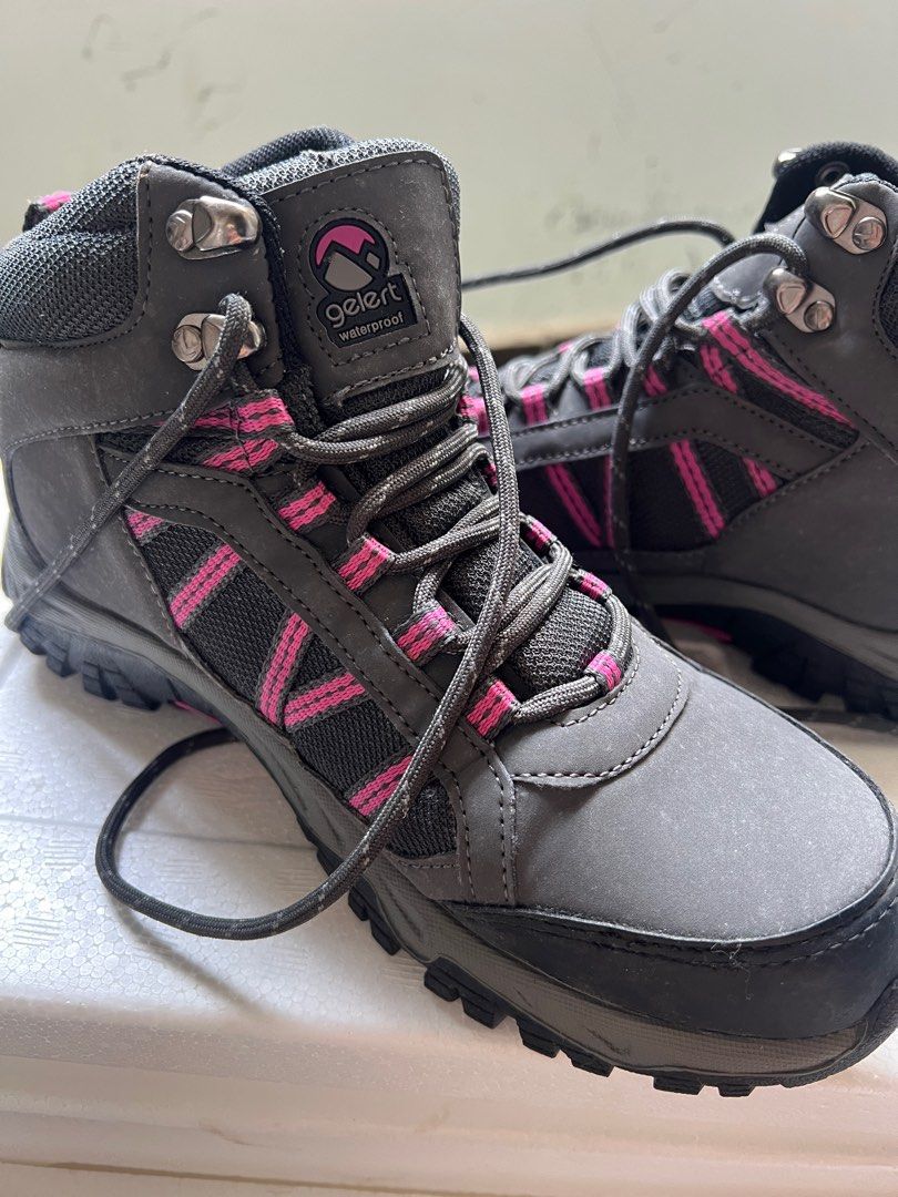 Boots Hiking Gelert Horizon Mid Waterproof Juniors Walking Boots Women s Fashion Footwear Boots on Carousell