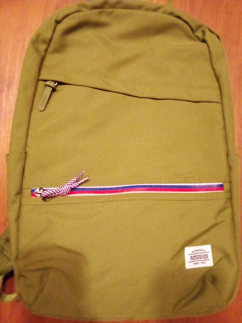 Brand new American tourister backpack Grayson Olive green, Men's