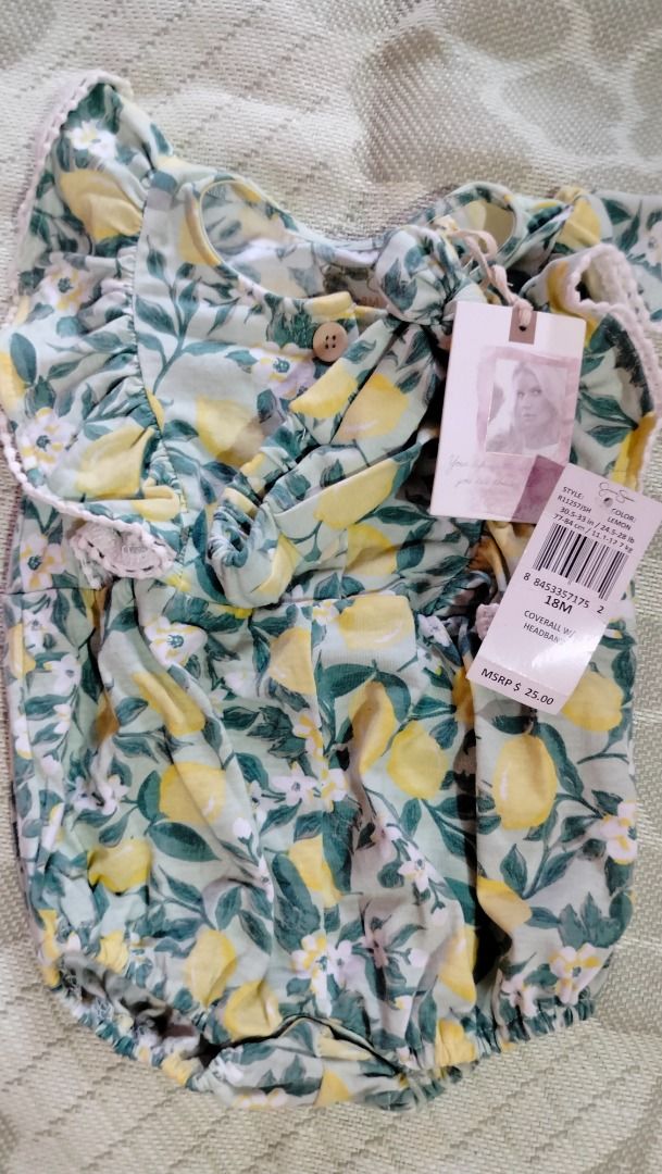 Jessica simpson lemon romper top