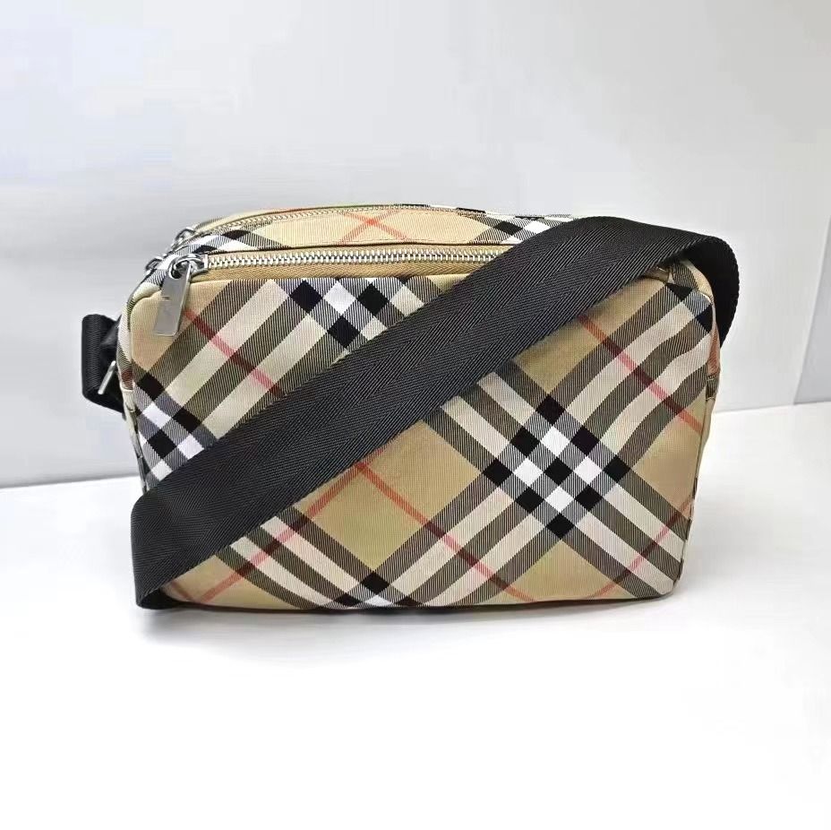 ショルダーバッグ Burberry SS25 'Check' crossbody bag (8091320 SAND) BURBERRY】バーバリー クロスボディ 8091320 ショルダーバッグ