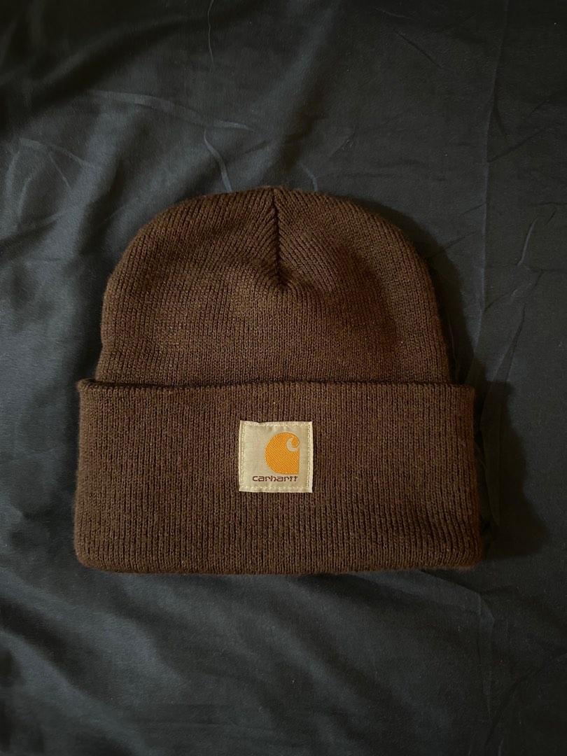 Carhartt Knit Beanie Men s Fashion Watches Accessories Caps Hats on Carousell