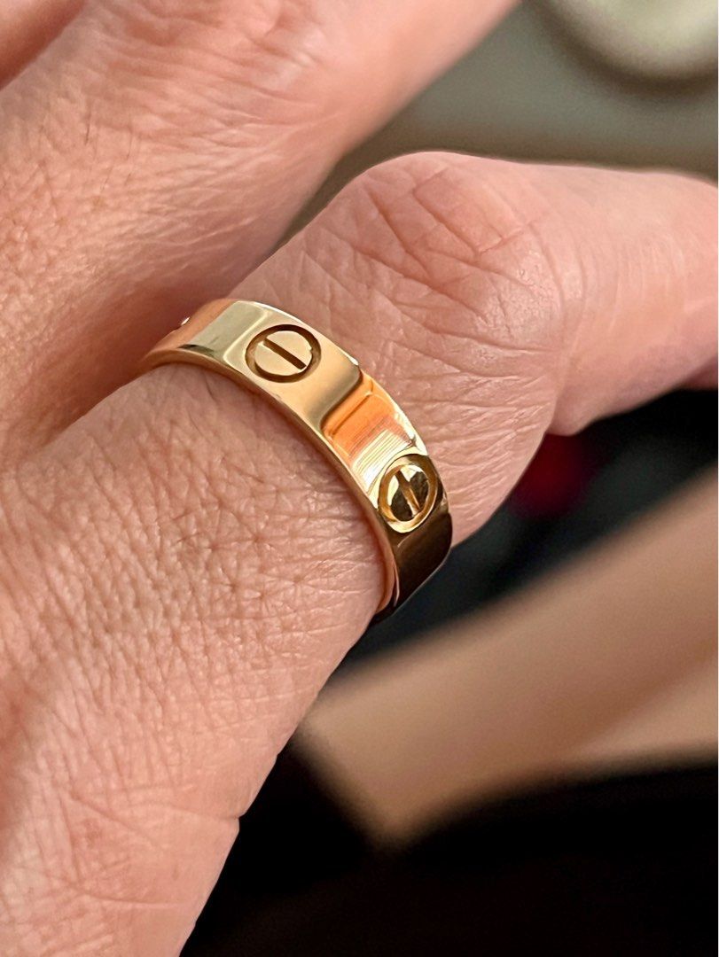 Cartier ring 750 gold store