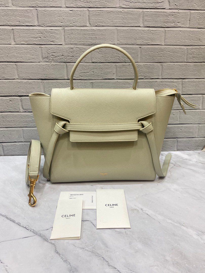 Taupe Celine Belt Handbag Bag Review Celine Mini Belt Bag Light - Main Image