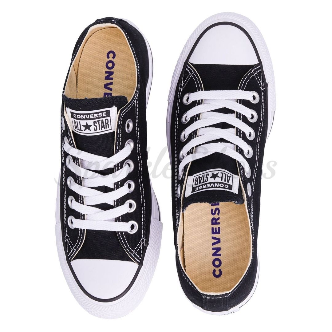 Converse ALL STAR OX BLACK EUR37 Carousell