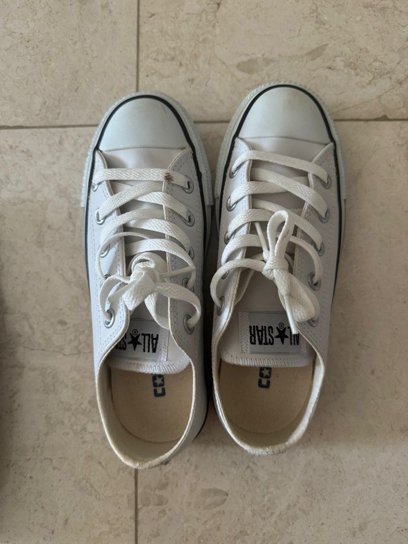 Converse leather sneakers size 35.5