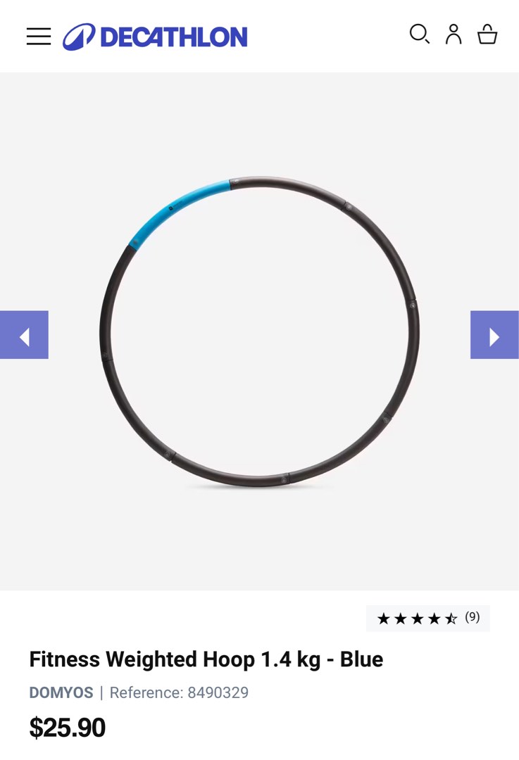 Decathlon weighted hoop clearance