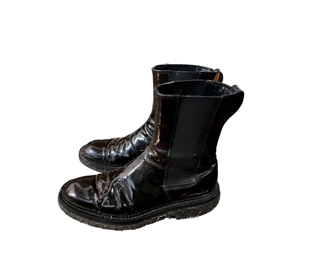 Dior Navigate Hedi Slimane Era AW07 Iridescent Chelsea Boots Christian Dior Homme
