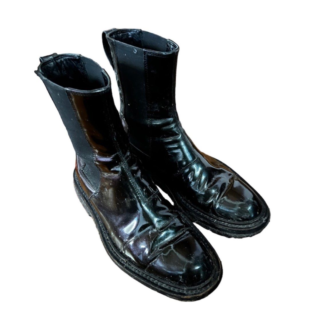 Dior Navigate Hedi Slimane Era AW07 Iridescent Chelsea Boots Christian Dior Homme