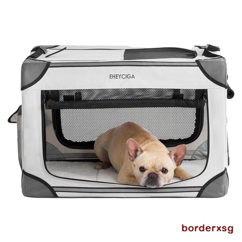 EHEYCIGA 26 Inches Collapsible Dog Crate, Soft Portable Dog Crate