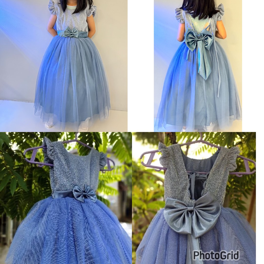 Ball Gown Princess Tulle Little Girl Party Dresses with Beading