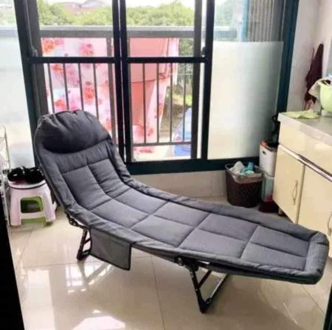 Folding Bed With Mattress (Heavy Duty) (Category: Bed Frames & Mattresses) located in Manila. Submitted by jamfrimzy089458 (Listing ID 1316778009, Image 1). Description: Available ‼️ Heavy Duty Folding Bed With Mattress ‼️ ✅Space Saver & Easy To Use ✅ Adjustable ✅Heavy duty- foldable bed chair for indoor ✅Color grey ✅Material- oxford cloth,cotton pad & steel ✅Easy to clean,suitable for laying,reading ✅Best gift for your love ones♥️ 🧷Pm me for mo