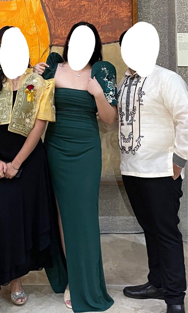 Filipiniana maternity dress top
