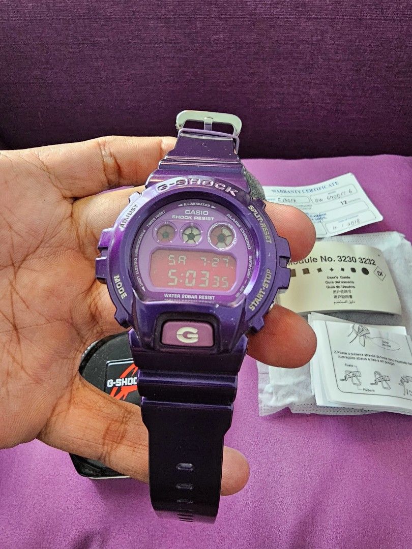 G-SHOCK    dw6900-wc6t  wcc人気のパープル G-SHOCK dw6900-wc6t wcc人気のパープル