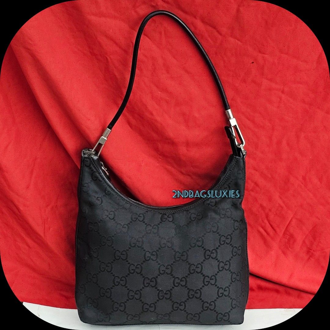 Gucci black hobo bag store