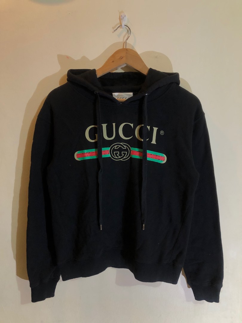 Gucci black hoodie top