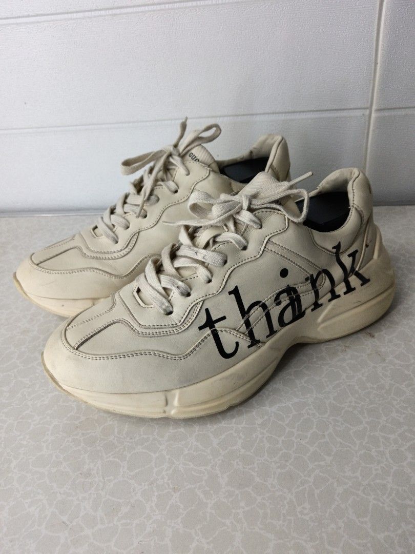 Gucci Rhyton Think \u0026 Thank, Luxury, Sneakers \u0026 Footwear on Carousell