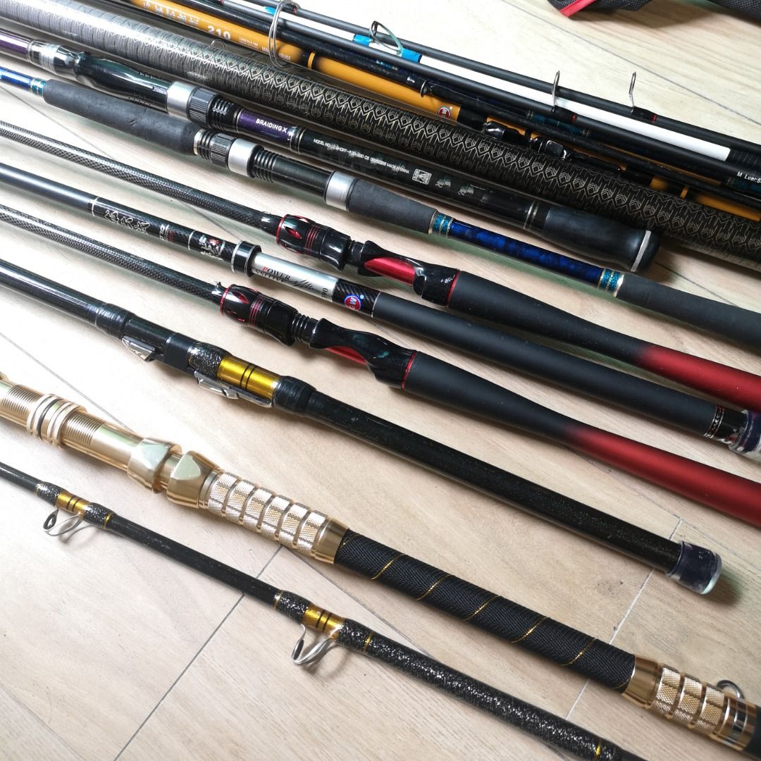 高質素HAOYU braidingx alpha tackle damuzhi Shimano  2.7米深海魚釣魚竿船竿杆干進口富士導環玻璃纖維樹脂實心南油南海油台拖釣路亞竿，魚竿，魚具，釣具 high quality deep sea  fishing rod