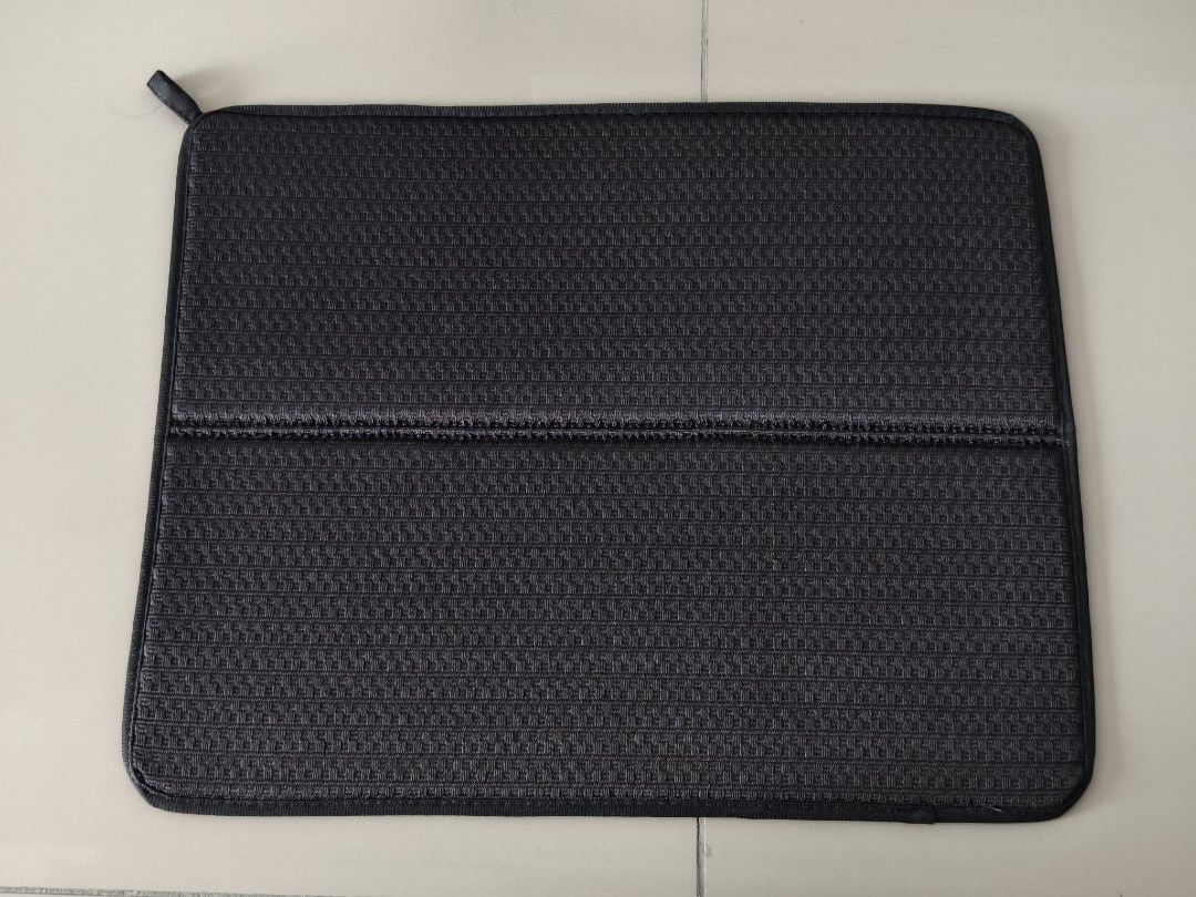 IKEA NYSKOLJD Dish Cup Tableware Drying Mat Dark Grey Color