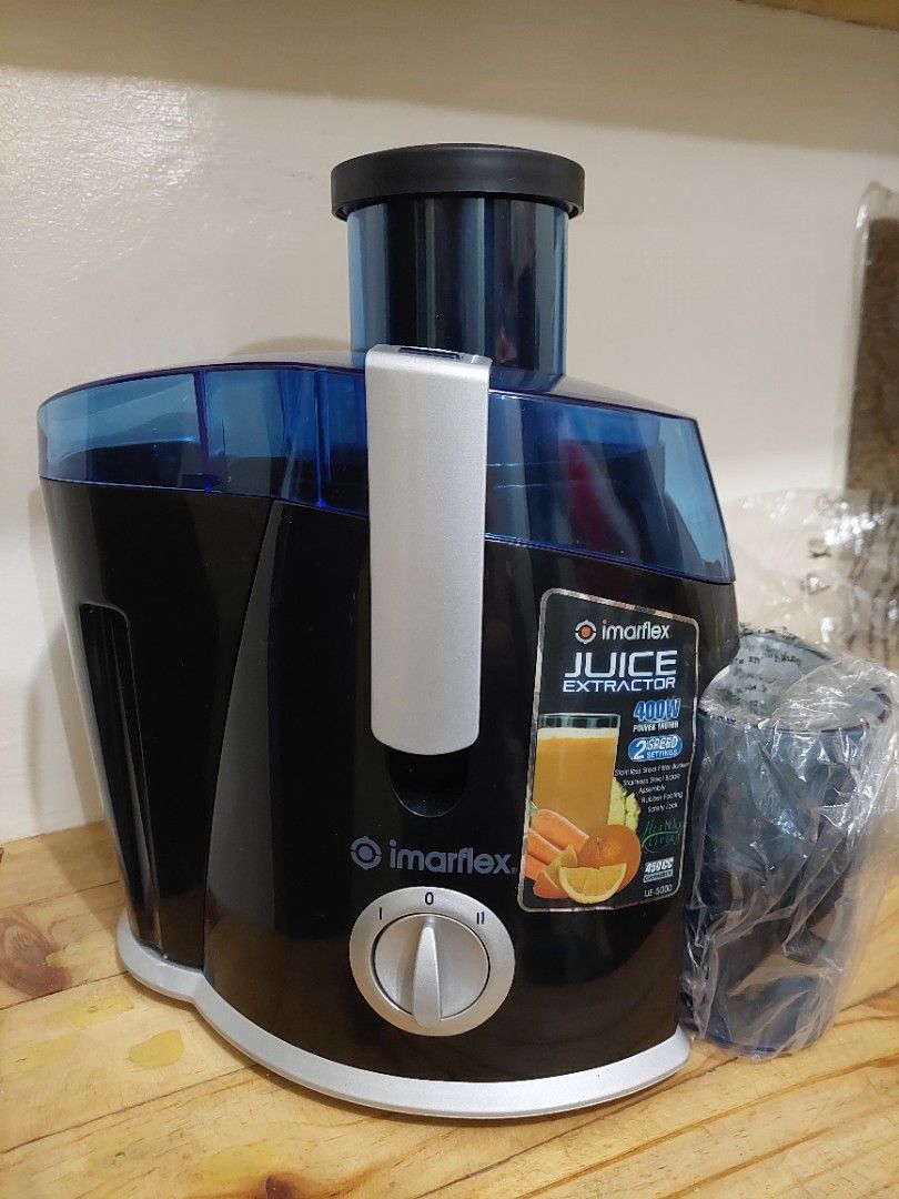 Imarflex blender (Category: Other Kitchenware & Tableware) located in Antipolo. Submitted by cychiyo (Listing ID 1316707080, Image 3). Description: Imarflex blender new, unused tested, working as it should box not in good condition (cannot close it; maybe the styrofoam was put in wrong); will have to re-check shop-bought for around Php1700 selling low; price is fixed and final; hagglers will be blocked with manual, item in plastic all original pa