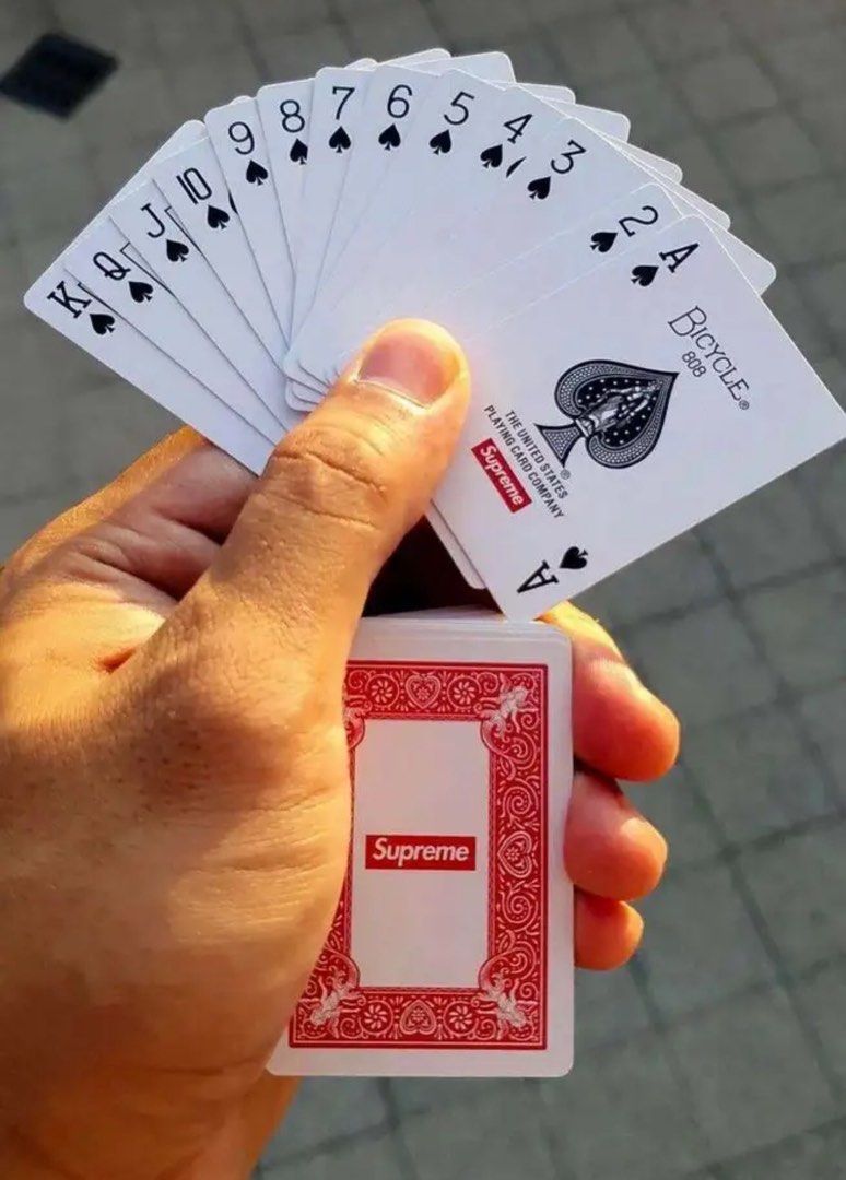 Instock x9 FW21 Supreme Bicycle Mini Playing Cards x1 set Brand New Sealed Hobbies Toys Toys Games on Carousell