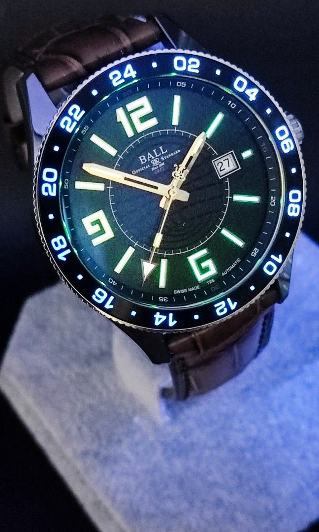 Johan BALL Engineer Master II Pilot GMT 44mm Automatic Men Watch