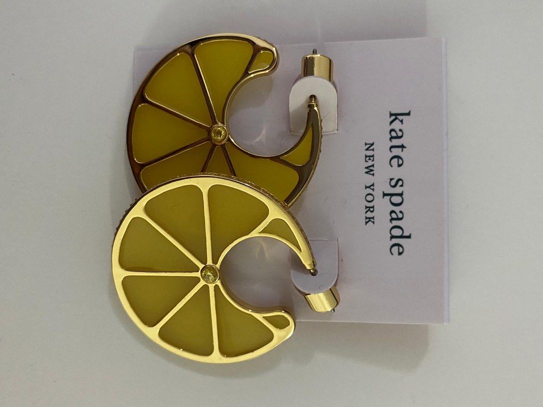 Lemon earrings kate spade hot sale
