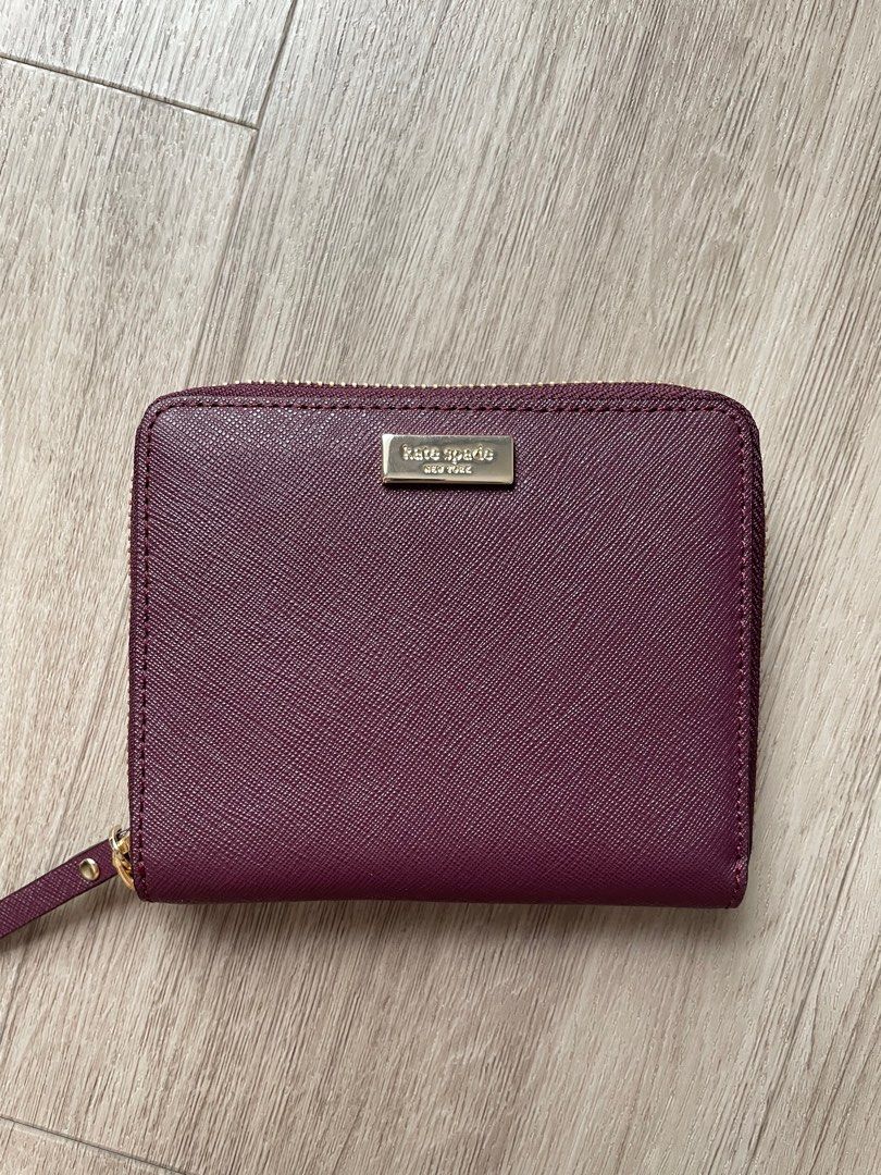 Kate spade wallet in maroon