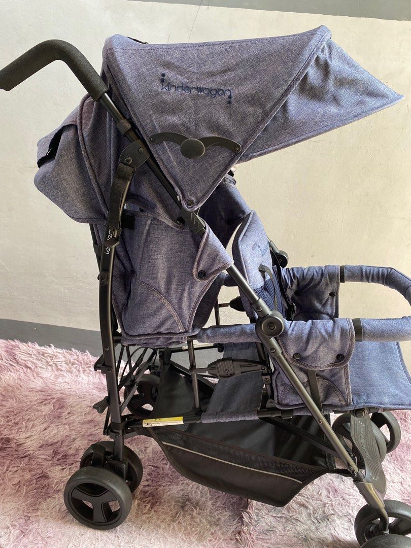 KinderWagon Hop Double Twin Stroller Babies Kids Going Out Strollers on Carousell