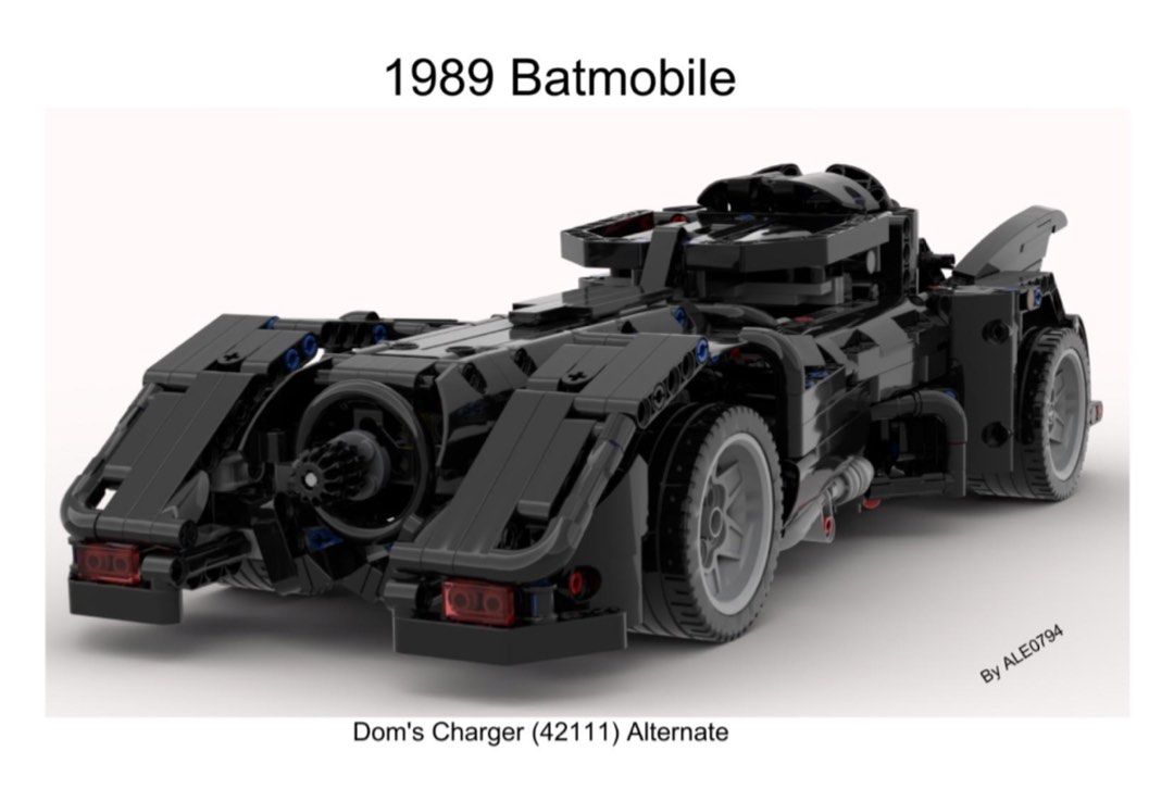 Lego 1989 batmobile moc best sale