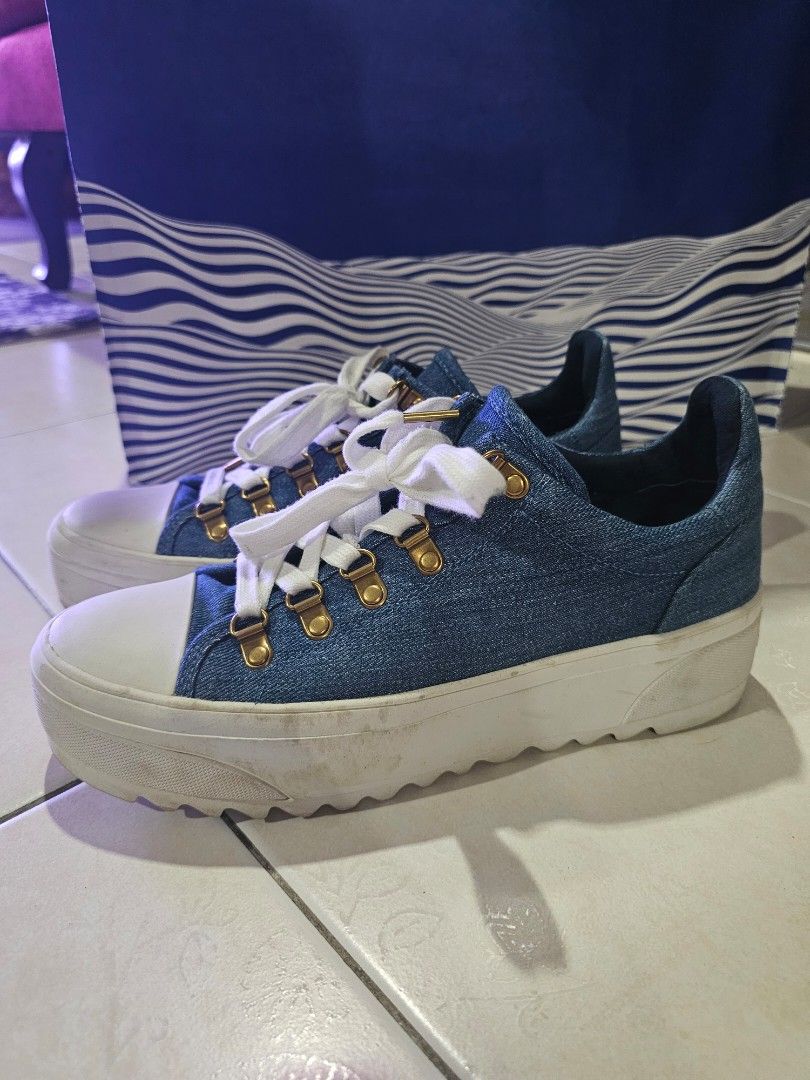 Michael kors denim sneakers cheap