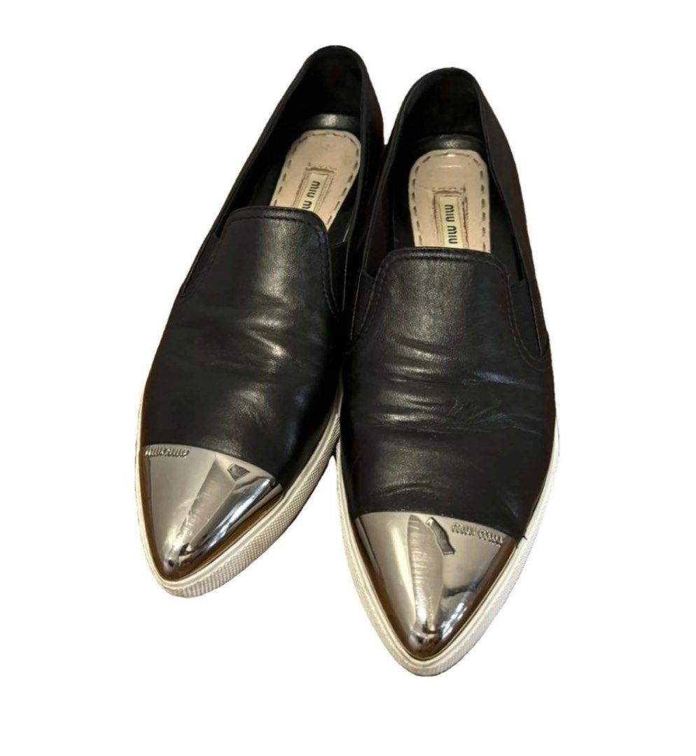 Miu miu black sneakers clearance