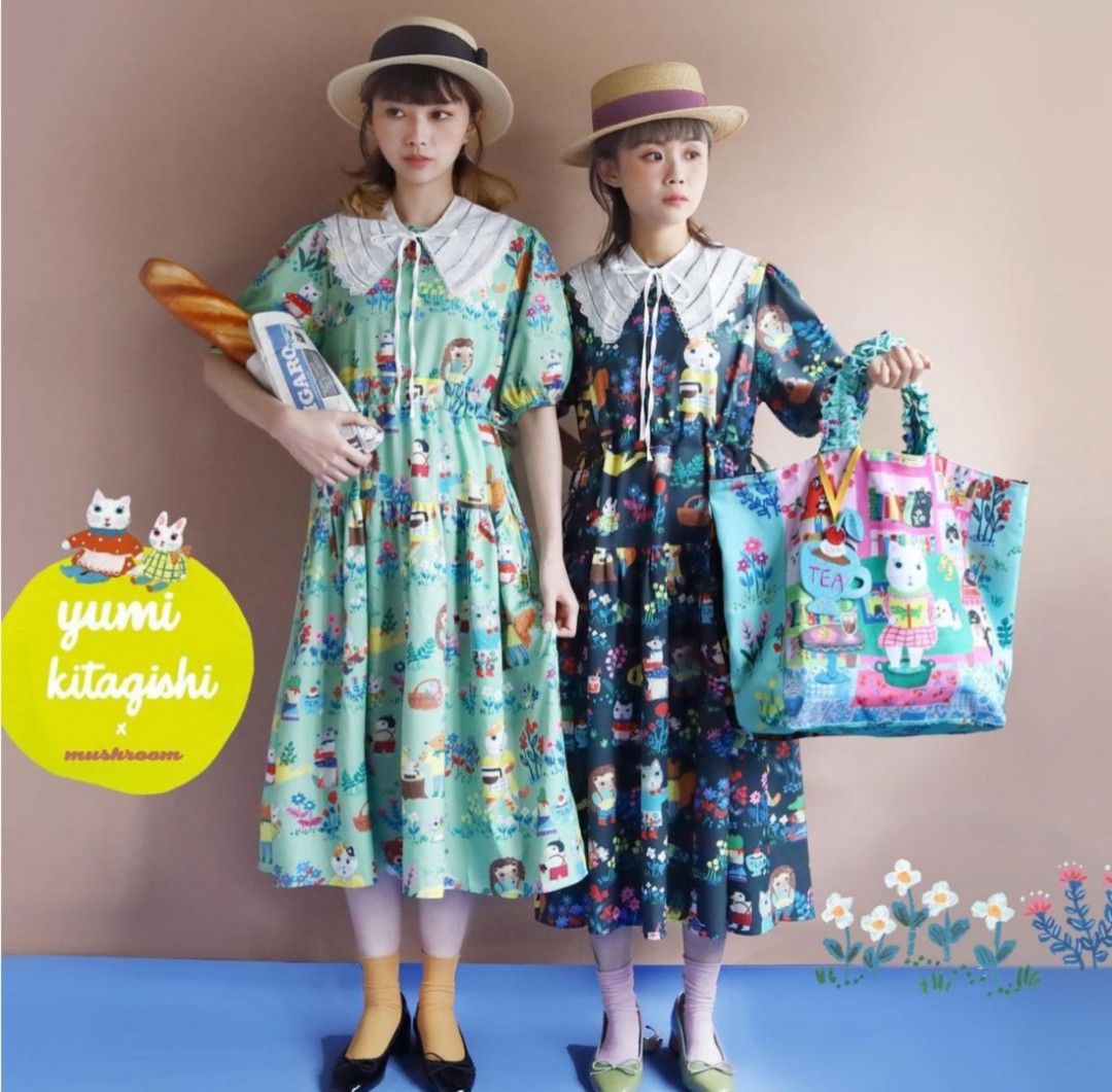 北岸由美　雨傘　mushroom 香港　kitagishi Yumi 北岸由美さん × Mushroom HK 2021春コレクション | Place de PAUMES