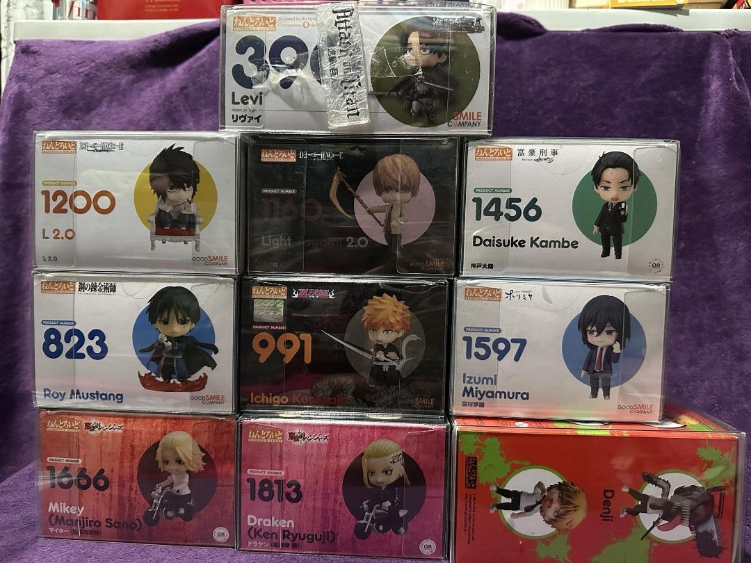 Nendoroids and Other Action Figures (Category: Figurines & Statues) located in Manila. Submitted by studentista (Listing ID 1316735517, Image 1). Description: PRICE IS FOR ATTENTION ONLY Meetup: BGC SDD shouldered by buyer For box conditions, pls pm me Haikyuu Set 10290.00 Nendoroid 605 - Haikyu!! Second Season - Kenma Kozume [LIMITED] Nendoroid 689 - Kuroo Tetsuro Nendoroid 563 - Haikyu!! Second Season - Toru Oikawa Nendoroid 723 - Haikyu!! - Ke