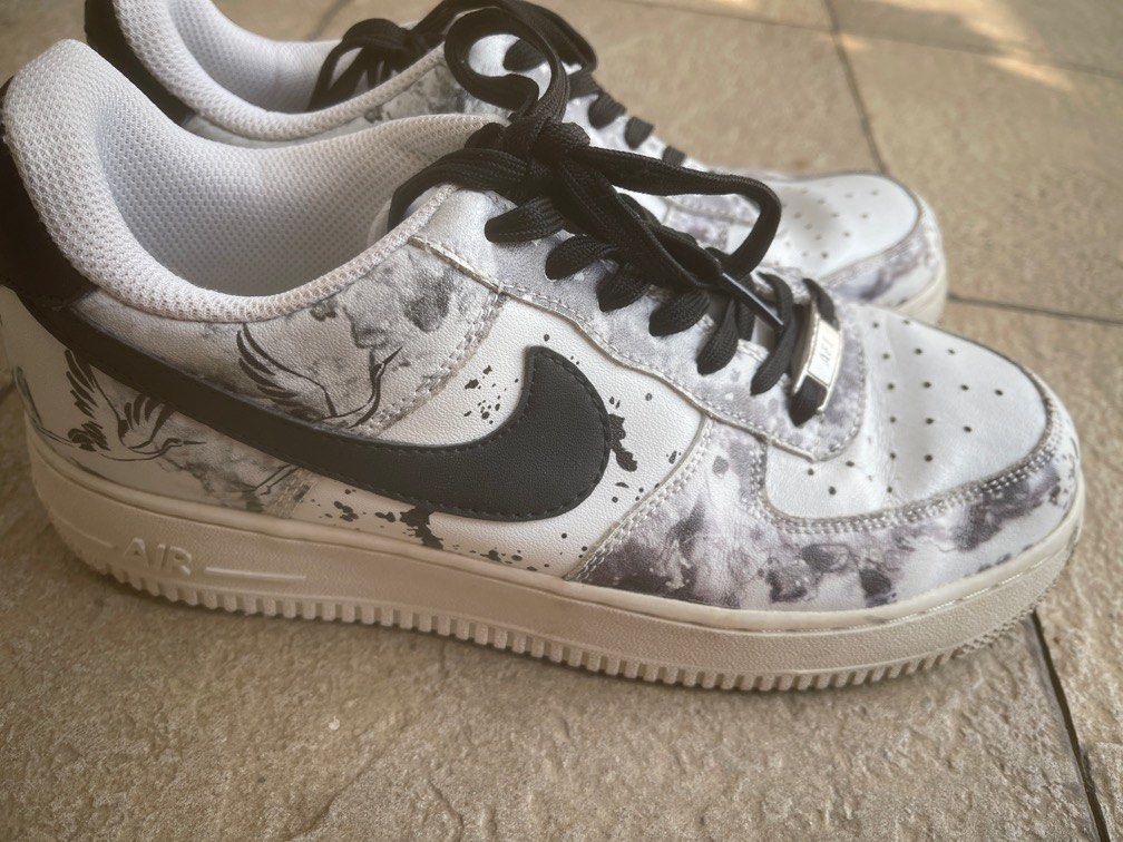 hydro dip black air force 1