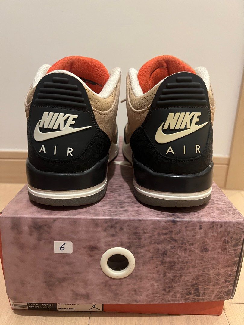 Air jordan iii jth bio beige 2025