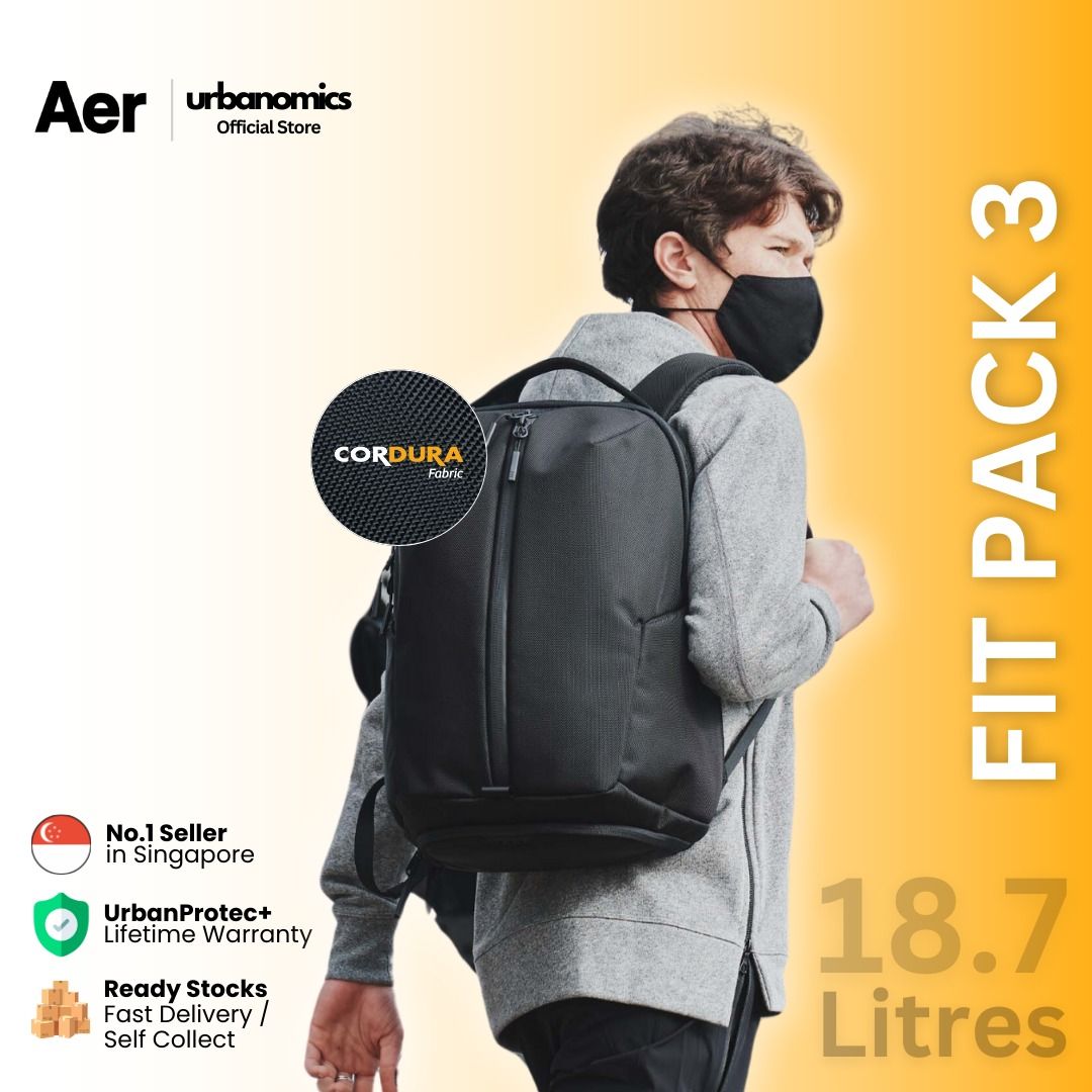 No.1 Local Seller AER Fit Pack 3 Cordura 18.7L Men s Fashion Bags Backpacks on Carousell