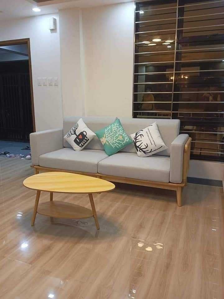 Nordic solid wood sofa (Category: Sofas) located in Quezon City. Submitted by furniturefinds888 (Listing ID 1316753054, Image 1). Description: .