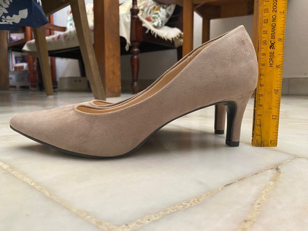 Nude heels size 5 clearance
