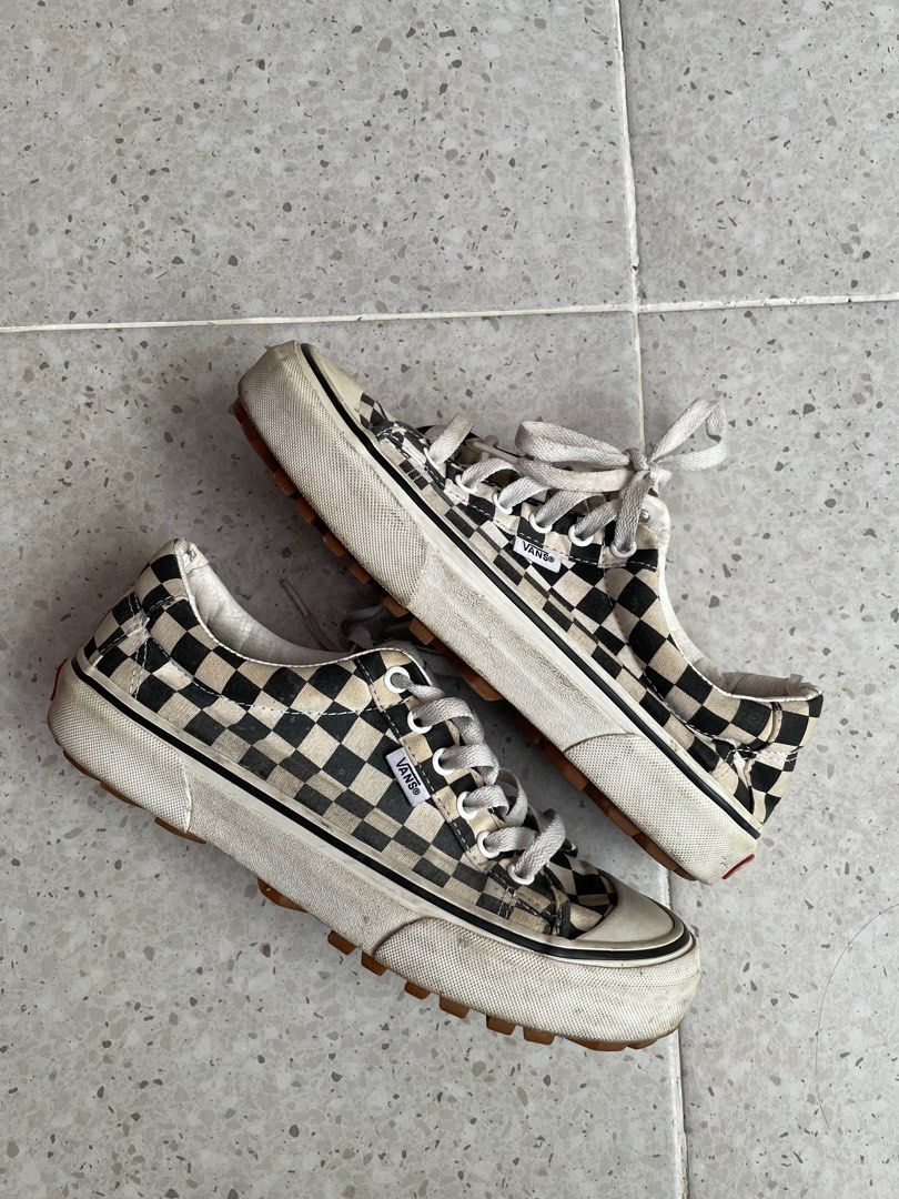 Originals vans checkerboard japan market size 39, Fesyen Pria