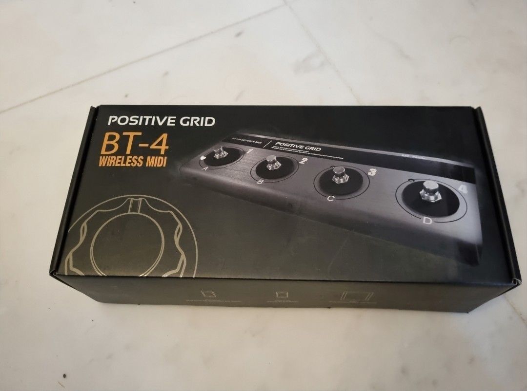 Positive Grid BT-4 Bluetooth Midi, Hobbies & Toys, Music & Media 