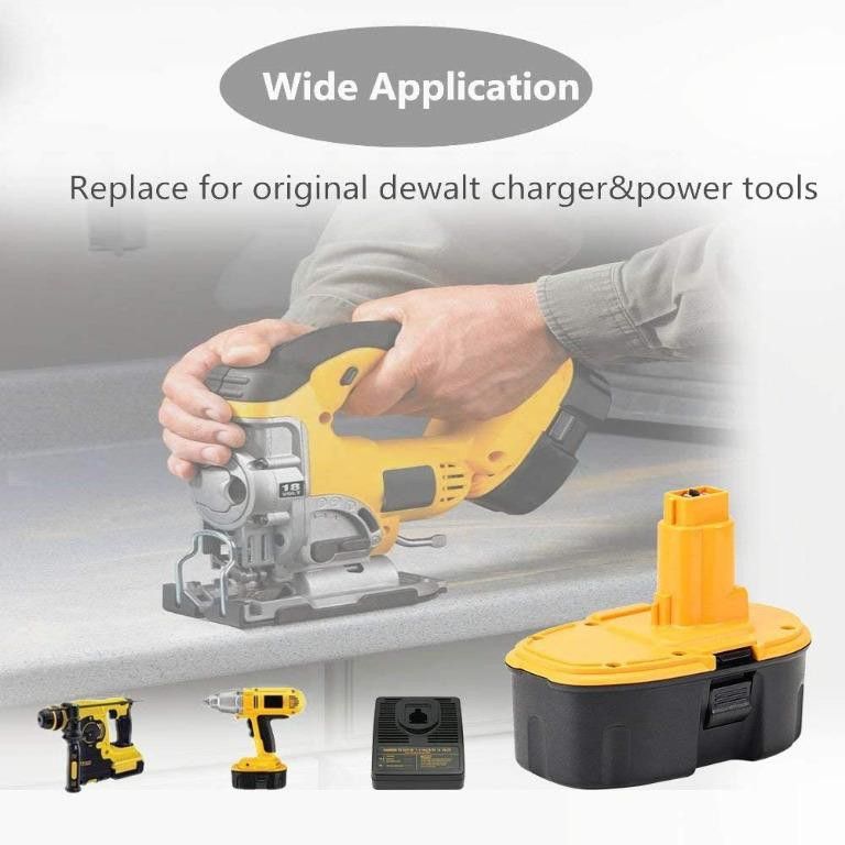 POWERGIANT DE9098 DC9096 18V 3.0Ah NiMh Replacement Battery for Dewalt DE9098 DC725 DC9096 DE9503 DE9095 DC9503 DE9095 DE9039 DE9096 DC9098 DW9095 DW9096 DW9098 TV Home Appliances Other Home Appliance...