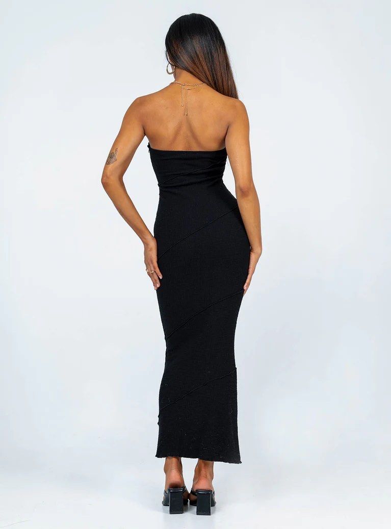 Princess Polly Oscar Midi Dress in Black, Women's Fashion, Dresses & Sets,  Dresses on Carousell