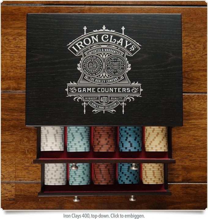 【最終値下げ】Roxley Games Iron Clays 400枚 33e5a1f2ead4--IMG-5284-