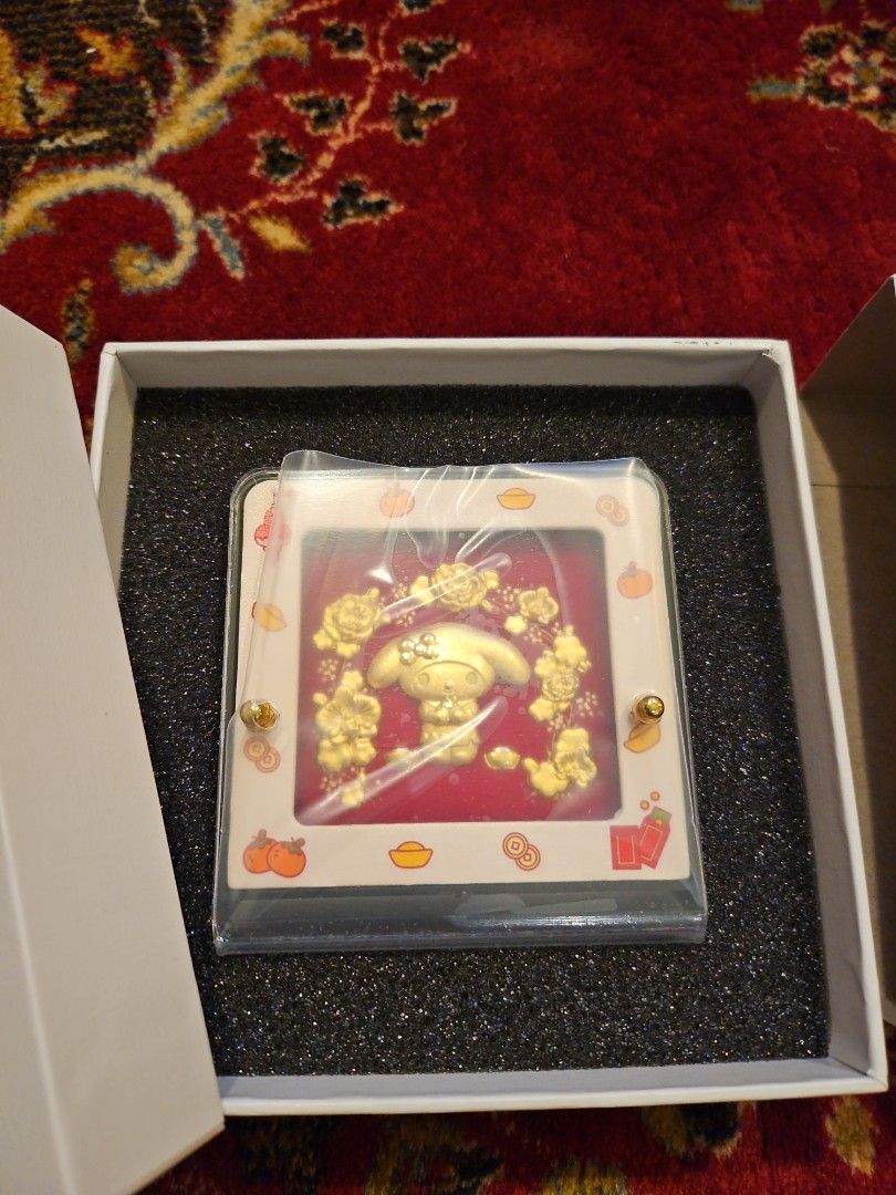 RRP $35 , selling below cost!! THE SINGAPORE MINT MY MELODY GOLD-FOIL MINI  FRAME, Hobbies & Toys, Memorabilia & Collectibles, Currency on Carousell