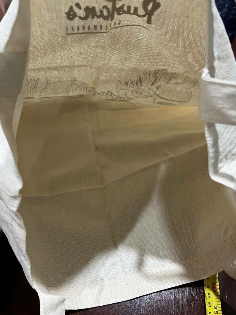 Rustans tote grocery bag (Category: Tote Bags) located in Quezon City. Submitted by maki1505 (Listing ID 1316661771, Image 3). Description: dimensions in the picture.