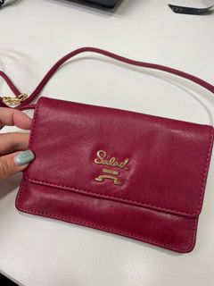 Salad 紅色斜孭小廢包手袋64217834427906110