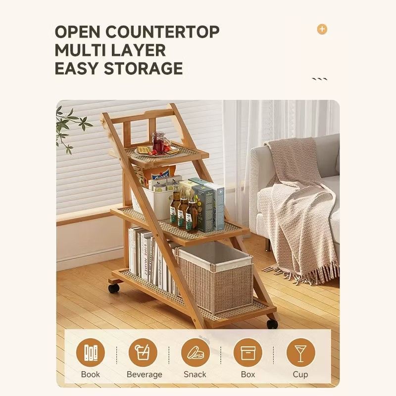 Antique Book open Shelf Caster Antique Revolving Bookcase on